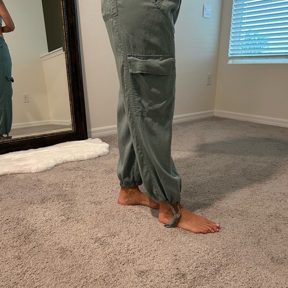 Splendid Sage Green Relaxed Trousers - Picture 6 of 10